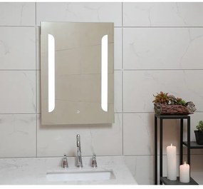 LED огледало за баня с нагревател, 50x70см, Inter Ceramic, ICL 1591