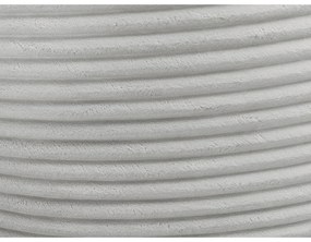 Светлосив пуф от рипсено кадифе Socrate – Bobochic Paris