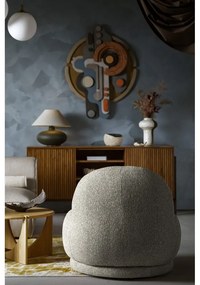 Сиво-кафяво кресло Ovo – Miuform