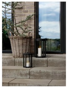 Черен LED фенер с USB (височина 35 cm) Firefly – Zone