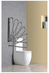 Стенен парапет за баня от неръждаема стомана 83 cm Handicap – Sapho