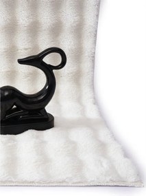 Килим подходящ за пране в цвят слонова кост 80x150 cm Bubble Emarald – Mila Home