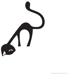 Забавен стикер за котка - Ambiance