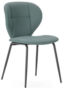 Тъмнозелени трапезни столове в комплект от 2 бр. Maura – Marckeric