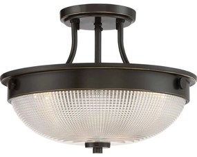 Quoizel QZ-MANTLE-SF-PN - Полилей за повърхностен монтаж MANTLE 2xE27/60W/230V бронзов