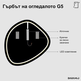 Атипични огледало с LED осветление G5