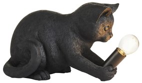 Endon 107390 - Настолна лампа KITTEN 1xE14/7W/230V черен