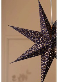 Тъмносиня висяща коледна светлинна украса Baroque – Markslöjd