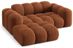 Теракотен шенилов ъглов диван (ляв ъгъл) Treno – Cosmopolitan Design