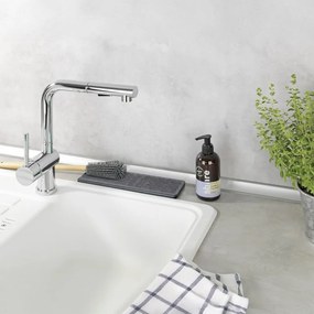 Сива тавичка за оттичане за съдовете от диатомична глина 30x8 cm Damon – Wenko