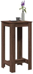 854406 vidaXL Бар маса, кафяв дъб, 51x50x103,5 см, инженерно дърво