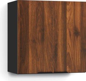 Blumfeldt WoodVista Висок шкаф, Soft-Close, алуминиеви дръжки, устойчиви материали