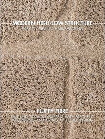 Бежов ръчно изработен килим 120x180 cm Lambeth Jasper – Ted Baker