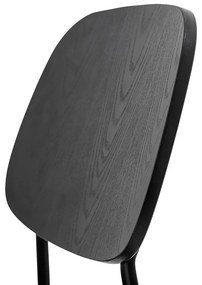 Черен трапезен стол Monza - Bloomingville