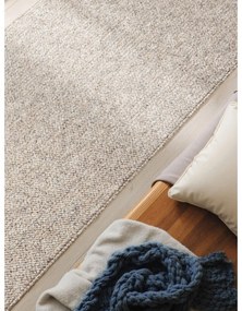 Сиво-кремава пътека подходяща за пране 80x240 cm Rocco Dark Cream – Elle Decoration