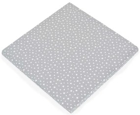 МОНИ HUGZZZ Матрак за кошара за игра 88/88/5 см. COMFORT СИВ/БЕЛИ ЗВЕЗДИ