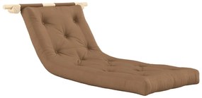 Кафяво кресло Hooked – Karup Design