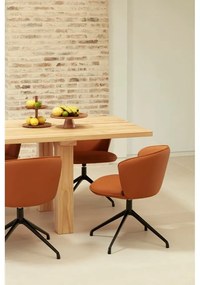 Оранжеви тапицирани трапезни столове в комплект 2 бр. Add – Teulat