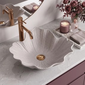 Умивалник за плот Rea Flower Beige