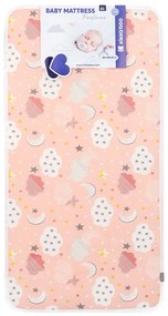 KIKKA BOO Матрак FANTASIA 60/120/9 см CLOUDS PEACH