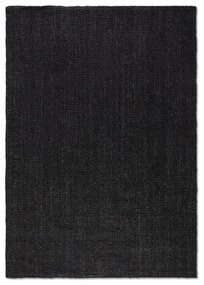 Черен килим от юта 80x150 cm Bouclé - Hanse Home