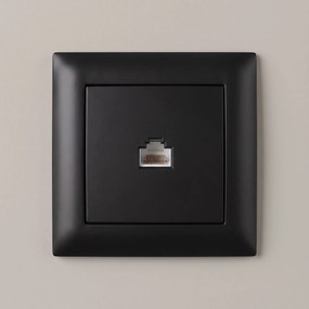 Розетка RJ45 с Рамка OSTE JNH010-S BLACK