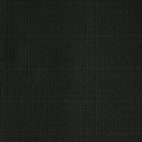 Класическа монохромна черна завеса с щипки 140 x 270 cm
