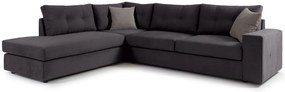 Ъглов диван Hanson-Anthracite-Left
