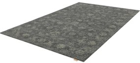 Сив вълнен килим 230x340 cm Calisia Vintage Flora – Agnella