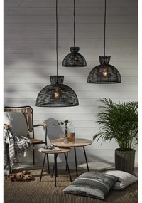 Черен външен абажур за таванно осветление, ø 26 cm Runde - Star Trading