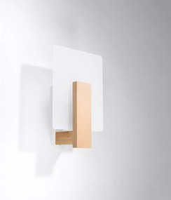 Стенна лампа в естествен цвят Parola - Sollux