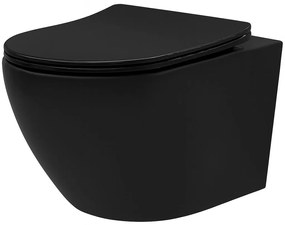 тоалетна чиния Rea Carlo Mini Tornado NF BLACK MATT