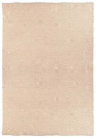 Кремав двустранен килим за открито, изработен от рециклирана пластмаса, 90 x 150 cm Solitaire - Green Decore