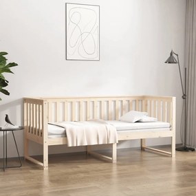 820876 vidaXL Дневно легло без матрак, 80x200 см, борово дърво масив