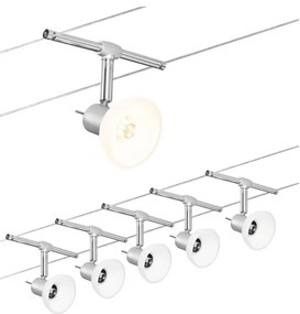 Paulmann 94136 - Комплект 5xGU5,3/10W точкови лампи SHEELA, 230V, хром