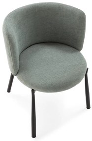 Тапицирани трапезни столове в комплект 2 бр. в цвят мента Ginny – MOME