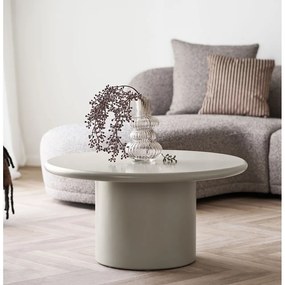 Кремава кръгла масичка за кафе ø 80 cm Nagano – House Nordic