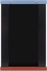 Стенно огледало с рафт масивно дърво 50x75 cm Lun – noo.ma