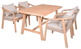 Градинска маса за хранене от масивна акация 85x150 cm Bogota – Garden Pleasure