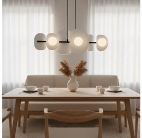 Полилей на кабел ELEMENTI 6xG9/8W/230V сив