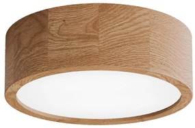 Плафон със сензор CLEO, 2xE27/24W/230V, Ø 27,5 см, дъб