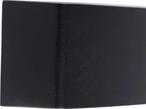 Модерна външна стенна лампа черна IP44 - Latina