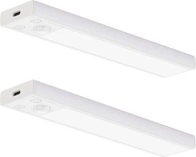 Комплект 2x зареждаемо LED осветление за мебели със сензор VIRO LED/1W/800 mAh 20 cm CCT бяло