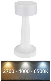 Globo 58447W - LED регулируема настолна лампа ANGELIKA LED/1W/3,7V бяла