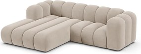 Бежов ъглов диван (ляв ъгъл) Lupine – Micadoni Home