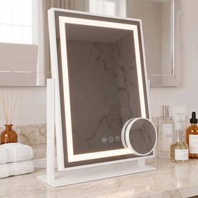 Огледало LED LUMI White 30x40cm