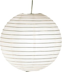 Бял абажур ø 40 cm Paper – Trio