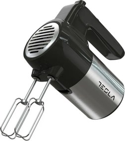 Втора ръка: Ръчен миксер Tesla MX301BX, 300W, 5 скорости, Турбо, Инокс/Черен