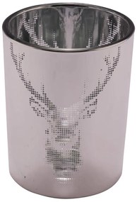 Сребърен свещник с коледен мотив - Ego Dekor