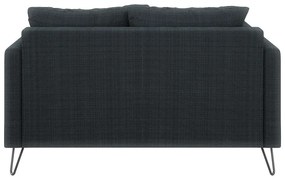 Тъмносив шенилов диван 140 cm Freya – Ropez